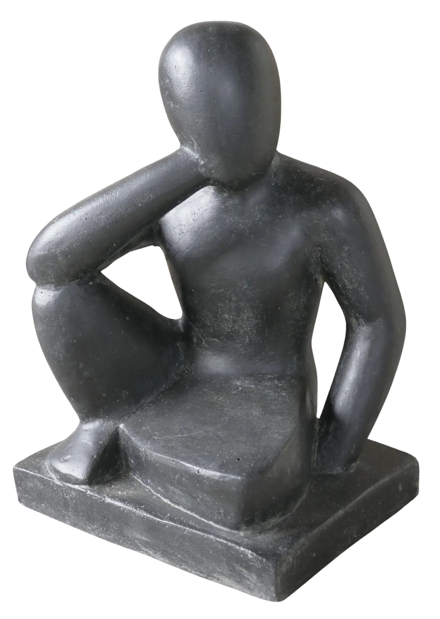  Product image 2 of the product “Sculpture of seated thinking Person, 40 cm ”
